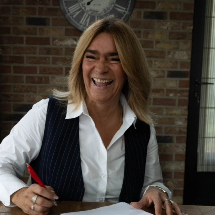 Valérie Mertens en consultation conseil en image